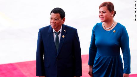Daughter of Philippine President Duterte to run for vice president