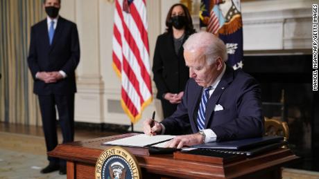 President Joe Biden signed several executive actions on January 27, including one that paused new oil and natural gas leases on public lands or offshore waters.